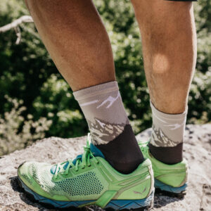 sportif avec chaussettes sport techniques mont blanc